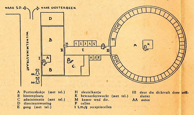 img Plattegrond van de Koepelgevangenis